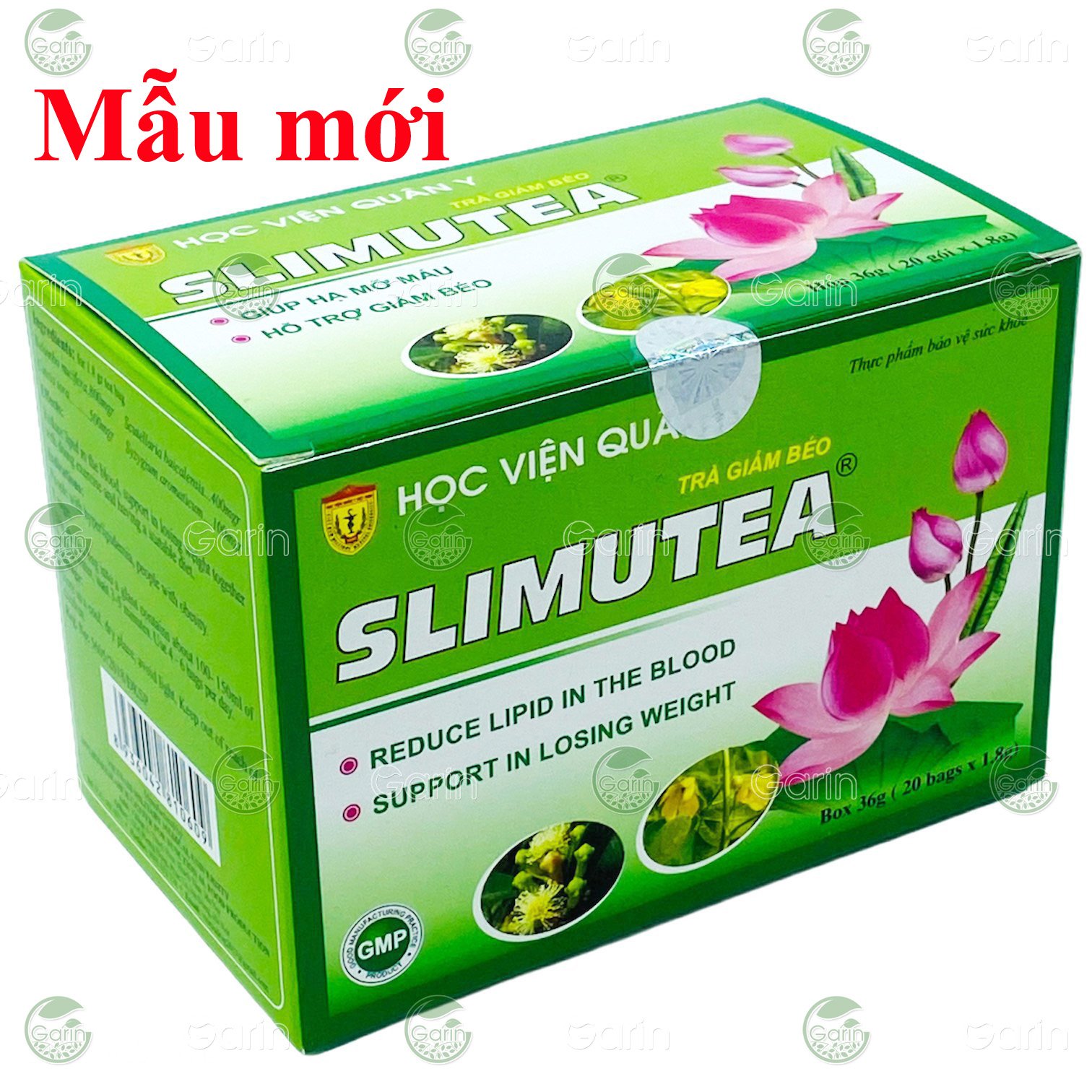 [HCM]Trà giảm béo Slimutea Học Viện Quân Y 20 gói giúp hạ mỡ máu giảm khả năng hấp thụ chất béo và ngăn ngừa mỡ thừa hình thành