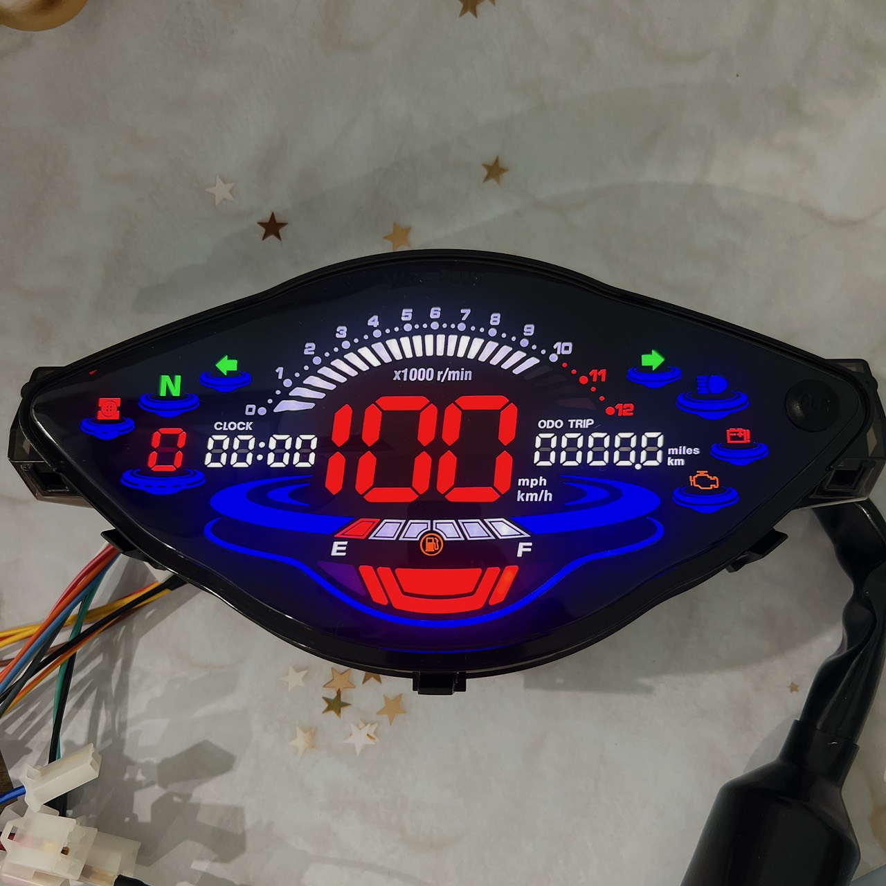Đồng hồ điện tử xe máy độ các dòng xe wave rs/ rsx/ alpha / exciter 135
