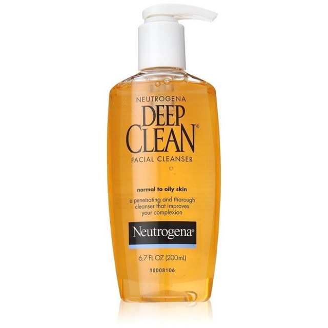 Sữa rửa mặt cho da thường và da dầu neutrogena deep clean facial cleanser normal to oily skin 200ml
