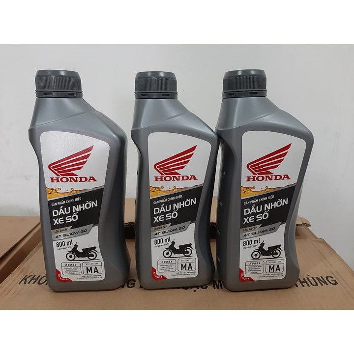 Dầu nhớt 800ml xe số chính hiệu Honda dành cho xe số honda