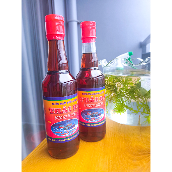 6 chai nước mắm cá cơm phan thiết loại đặc biệt 500ml