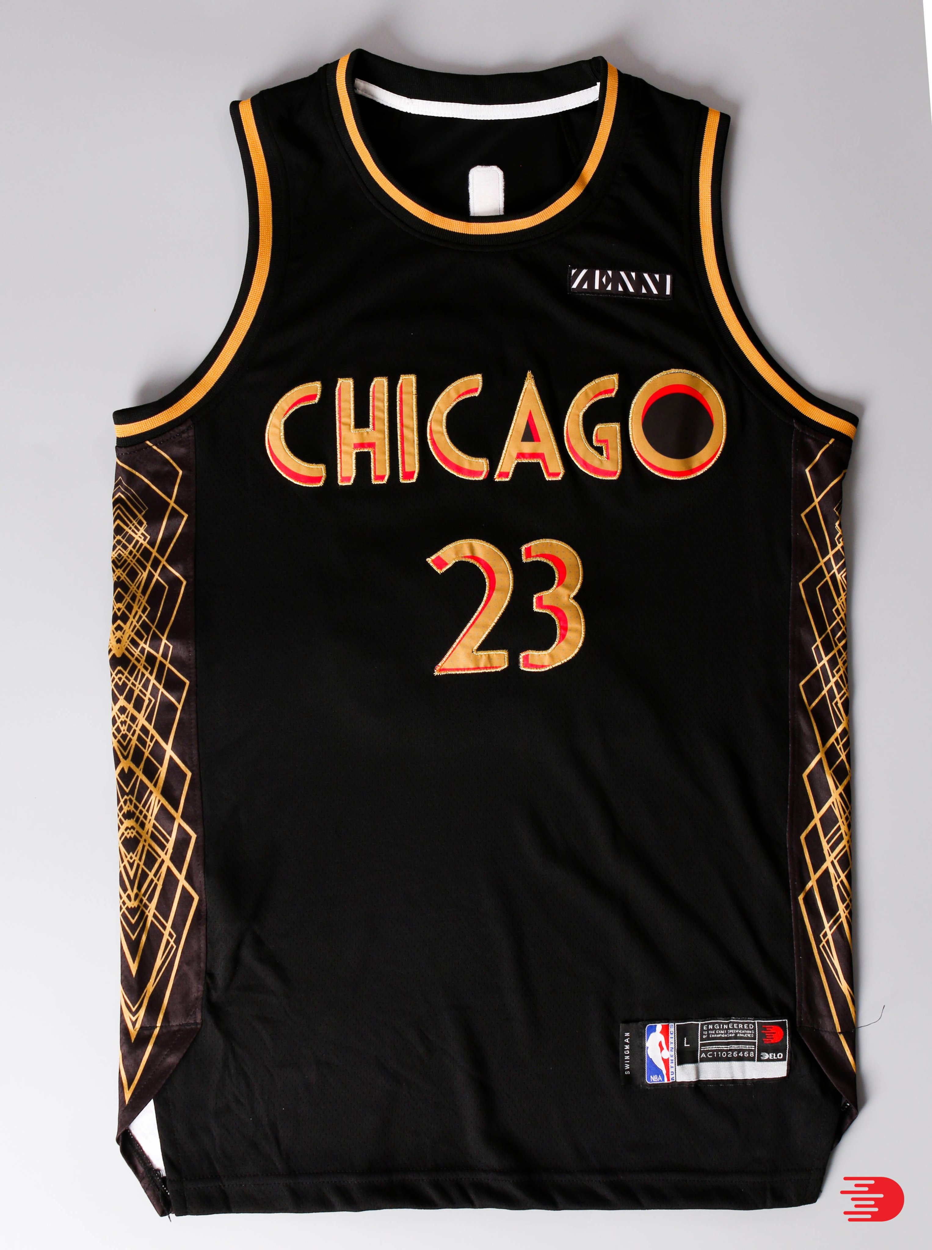 Bộ quần áo bóng rổ NBA Jersey Chicago Edition  -  IN CHUYỂN NHIỆT