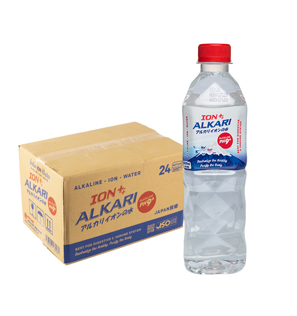 Nước iOn Kiềm pH9+ Alkari 500ml chai