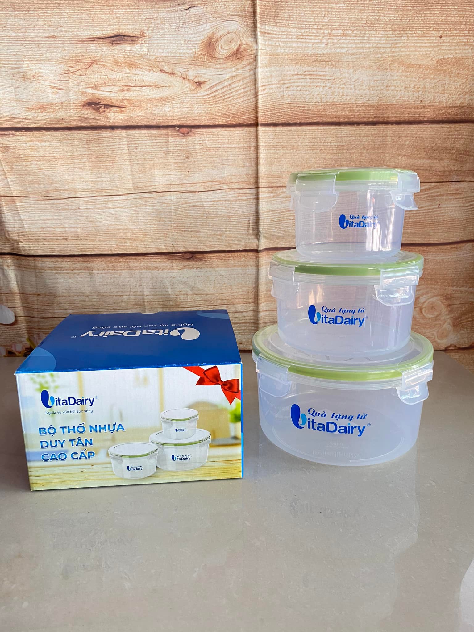 Bộ 3 hộp nhựa tròn duy tân hkm Vitadairy
