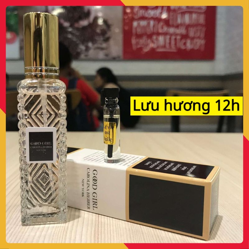 Nước Hoa mini, nước hoa nữ Good Girl 20ml 6D hương thơm sang trọng, quyến rũ