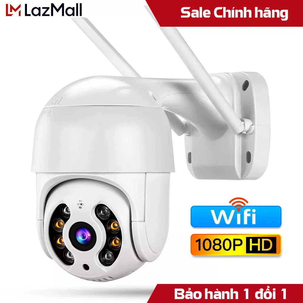 Camera wifi không dây 360 độ ngoài trời, giám sát điều khiển từ xa, có màu ngày đêm - Hàng chính hãng nhập khẩu mẫu mới nhất 2023,  bảo hành 24 tháng