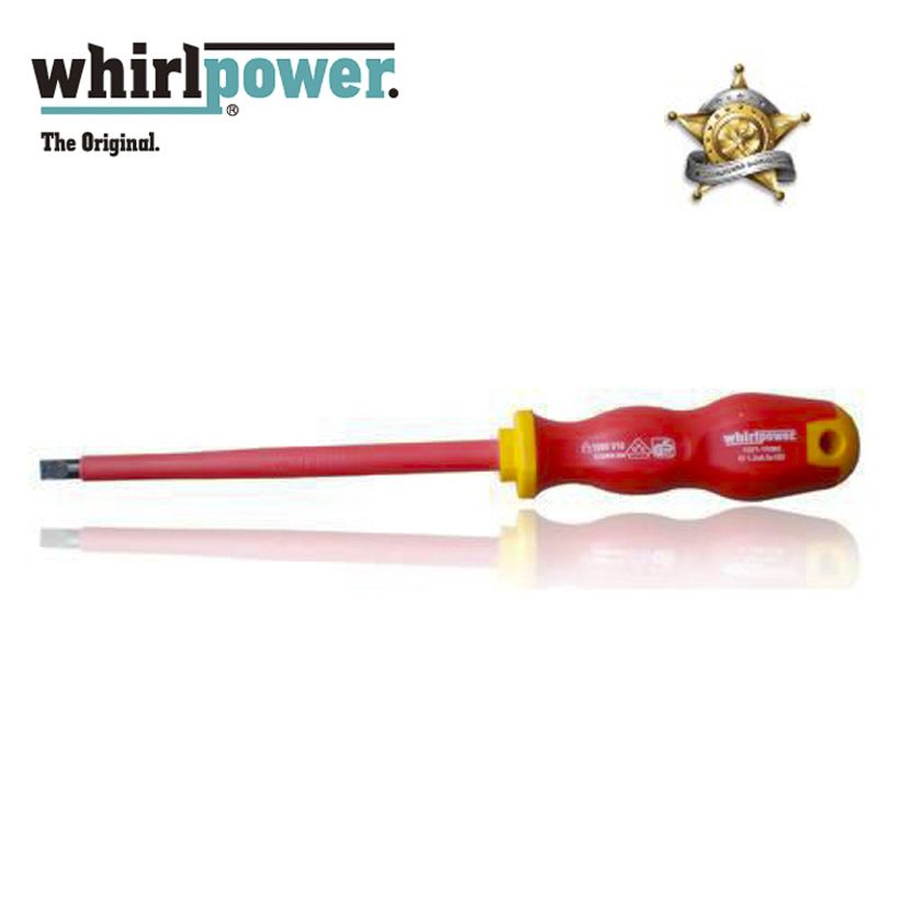 Tô vít dẹp cách điện 1000V Whirlpower 1021-07525
