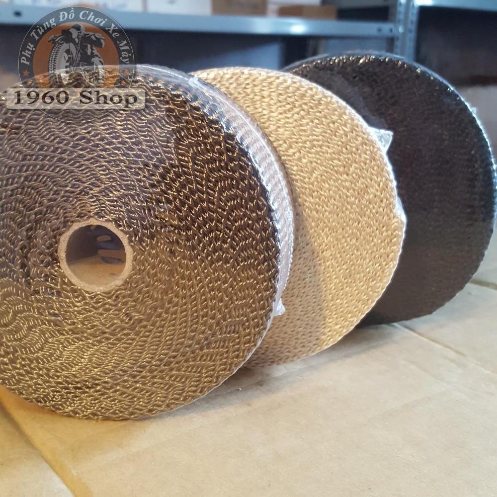 Vải bố thủy tinh quấn pô xe máy Phù hợp độ Cafe Racer Tracker Win 67 CUB CG125 SU GN125 CD Honda Yamaha Suzuki