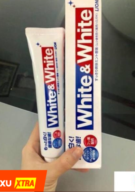 Kem Đánh Răng White & White Nhật Lion 150g