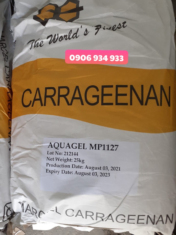 Carrageenan 1kg_ phụ gia tạo kết dính, dẻo cho thịt, giò chả..