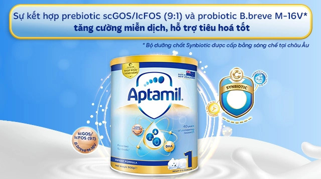 Sữa bột Aptamil Infant Formula số 1 380- 900g 0 - 12 tháng