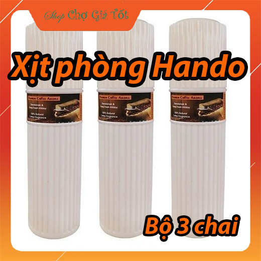 Bộ 3 chai nước hoa xịt phòng Hando 200ml