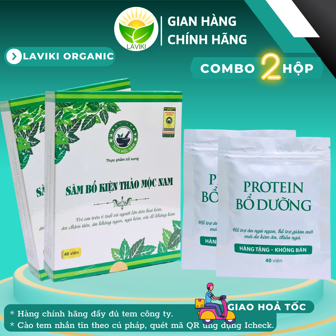 Combo sâm bổ kiện thảo mộc nam - tăng cân hiệu quả hỗ trợ sức khoẻ - laviki organic store