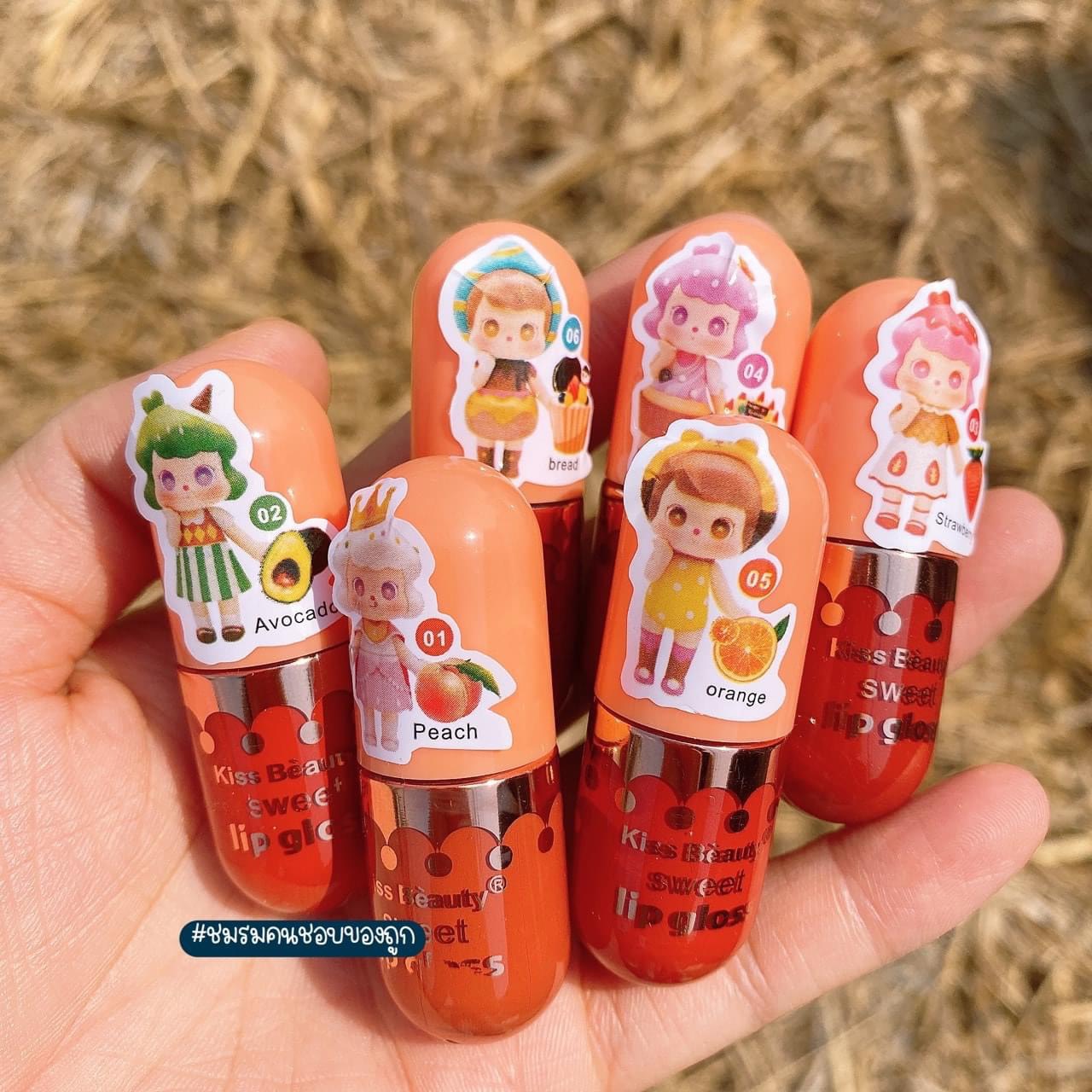 [HCM]Set Son kem 6 Cây Kiss Beauty Sweet tem Búp Bê nội địa Thái