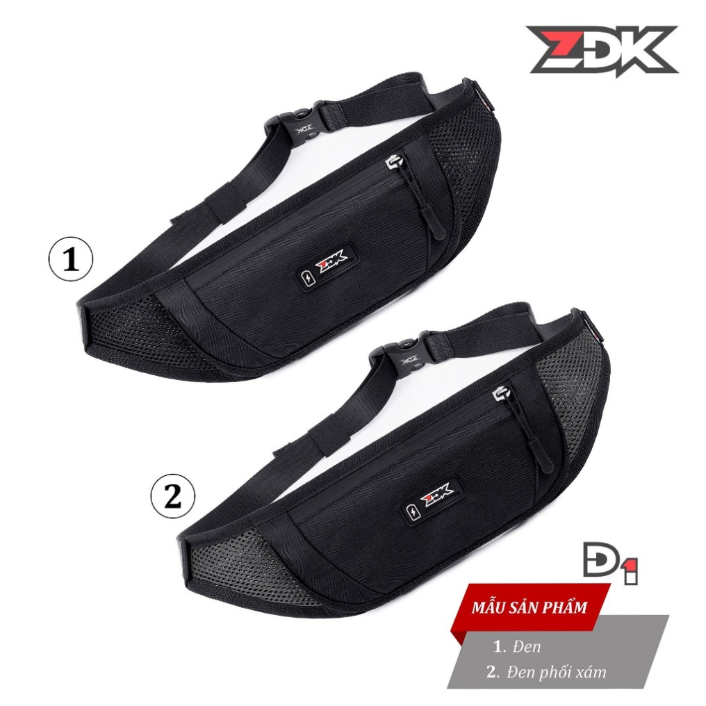 Túi đeo hông chạy bộ ZDK D1, túi chạy bộ đeo bụng, đeo chéo đựng điện thoại, đồ dùng kiểu dáng thể thao nam nữ
