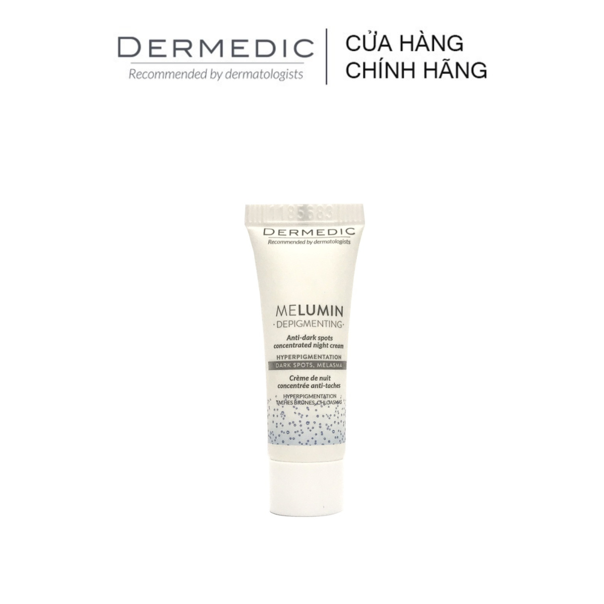 Minisize Kem dưỡng sáng da ban đêm Dermedic Melumin Anti-dark spots concentrated night cream 2,5g