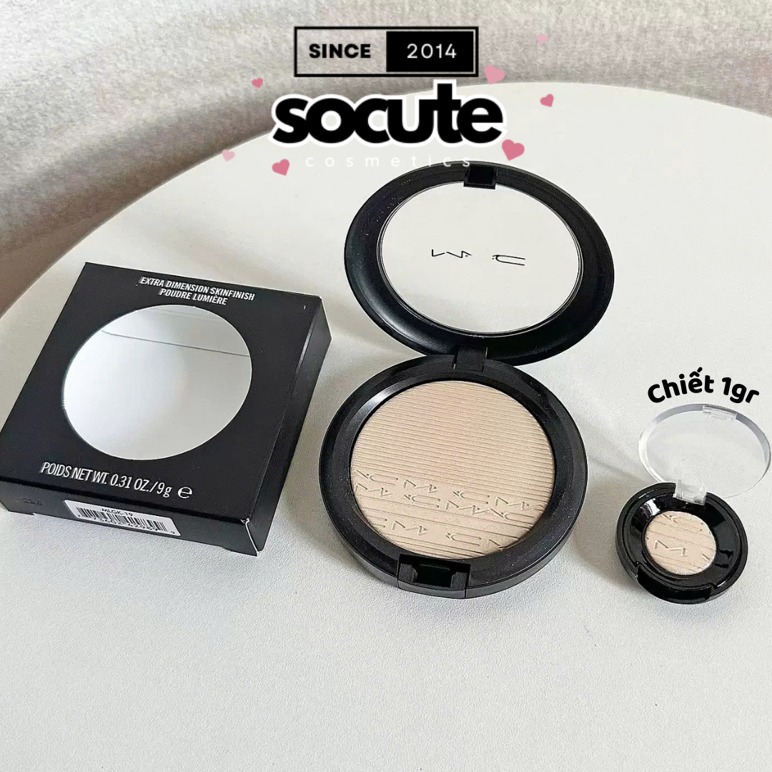 Socute 1gr - Phấn Bắt Sáng M Extra Dimension Highlighter DoubleGleam - Petallic Metallic