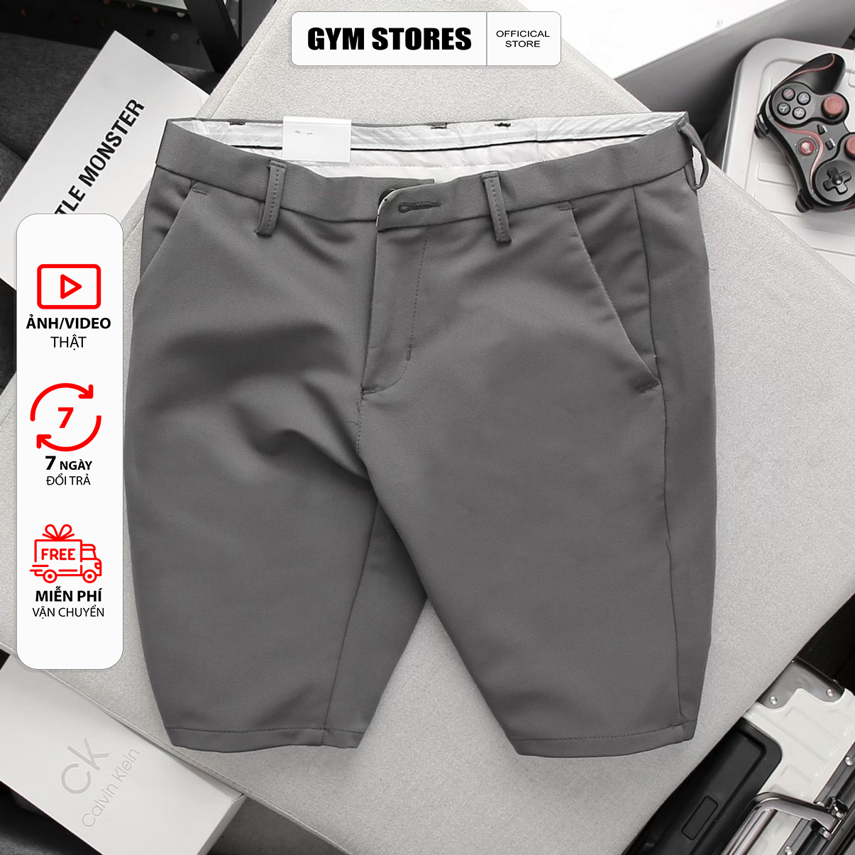 HCM QUẦN SHORT TÂY ÂU TRƠN CO DÃN HÀN QUỐC FROM ÔM DÁNG CHUẨN MEN giá sĩ  SIZE 27 đến 34