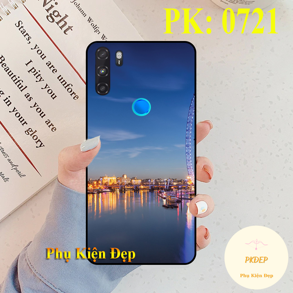 [HCM]Ốp lưng Vsmart Active 3 dẻo đen in hình phong cảnh đẹp