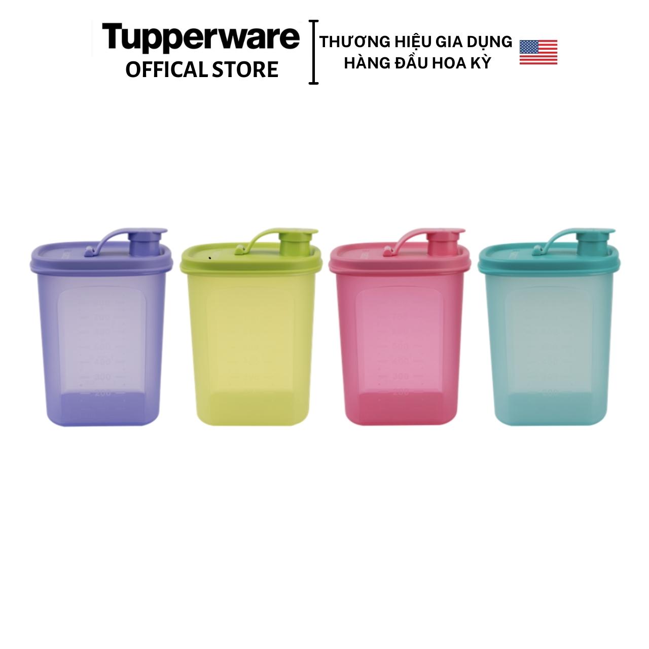 Bình nước Tupperware Slim Line Pitcher 1L - Hàng chính hãng - Bảo hành trọn đời - Nhựa nguyên sinh, an toàn cho sức khỏe