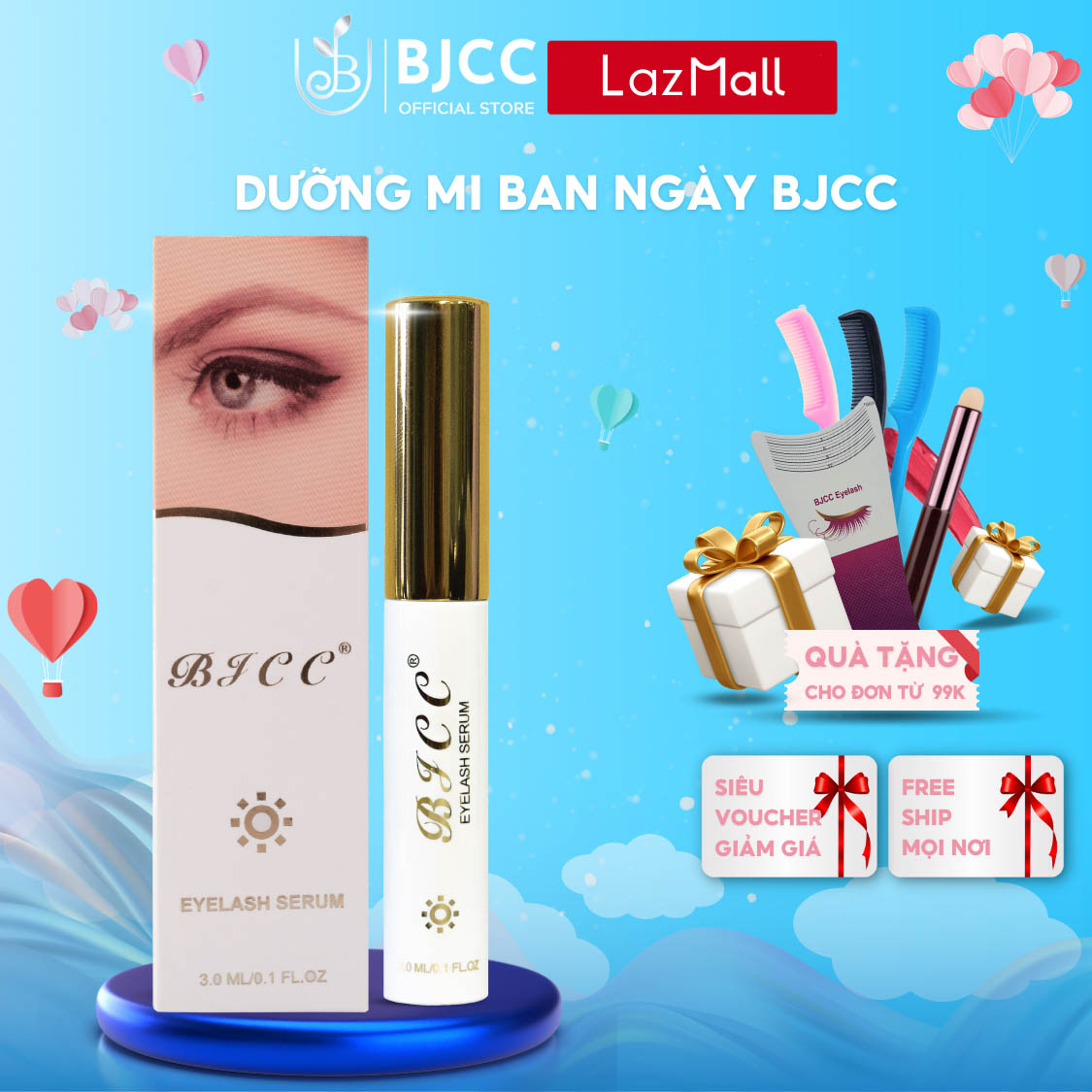 Dưỡng mi ngày BJCC Eyelash Dưỡng Mi Dài Cong Vút - BJCC dưỡng mi dài hàng đầu thế giới