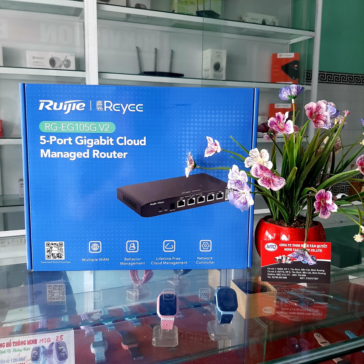 Thiết bị mạng ruijie rg-eg105g v2 5-port gigabit router