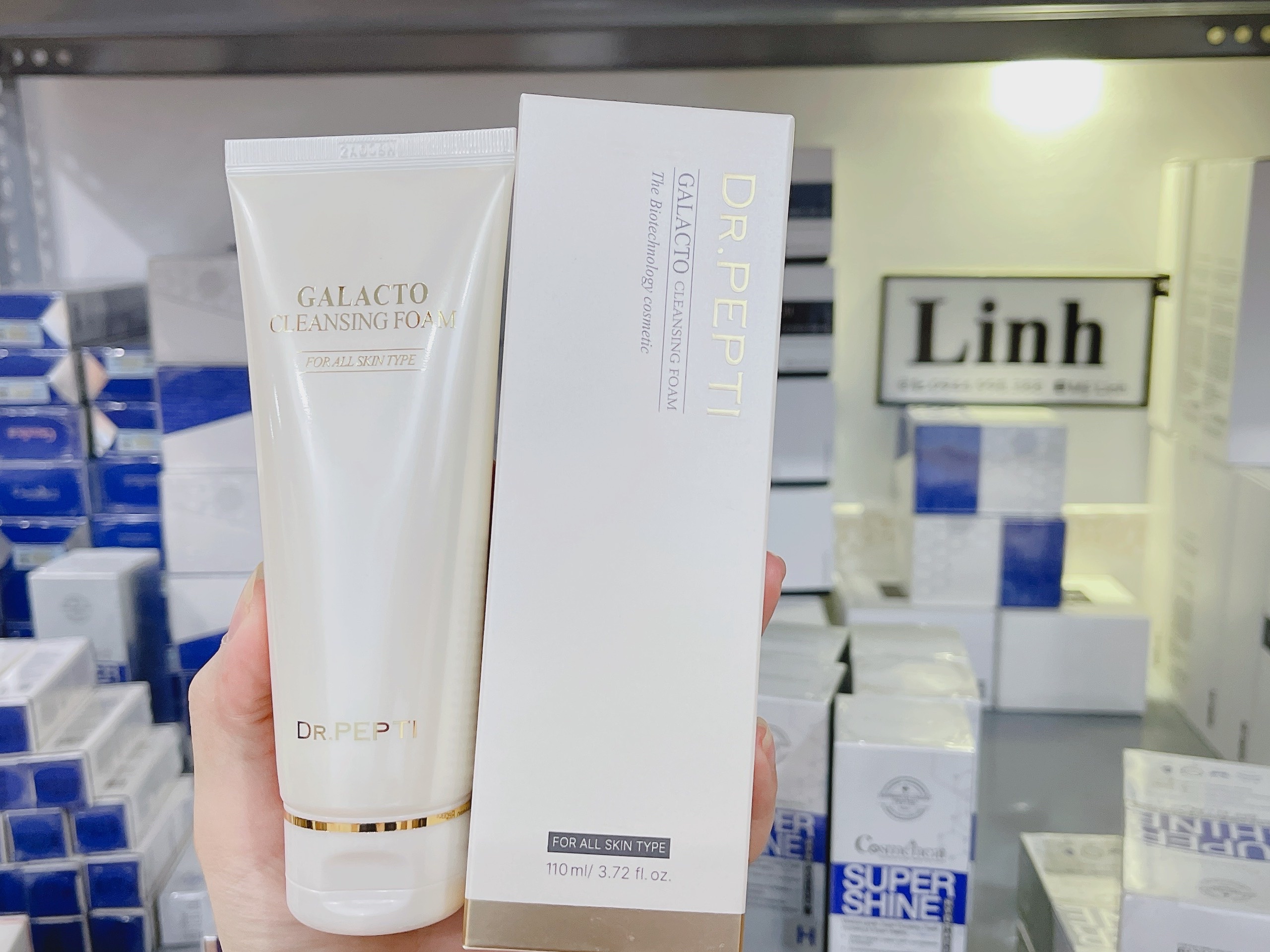 Sữa rửa mặt Dr Pepti Galacto Cleansing Foam