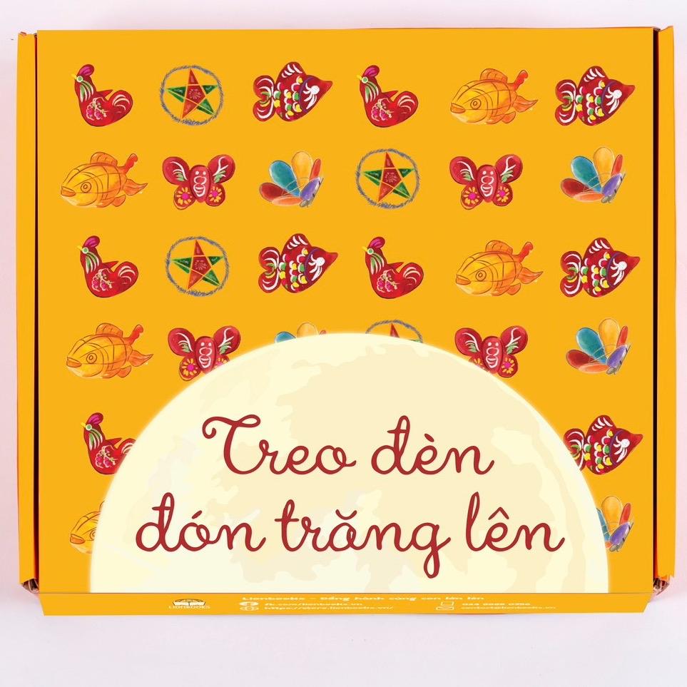 Hộp quà sách Trung Thu 2 cuốn Treo Đèn Đón Trăng Lên và Đủng Đỉnh Trăng Đi