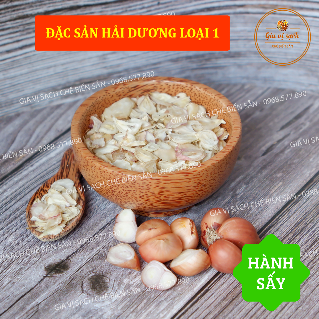 Hành ta thái lát sấy khô loại 1 gói 100g - 250g - 1kg || gia vị sạch chế biến sẵn