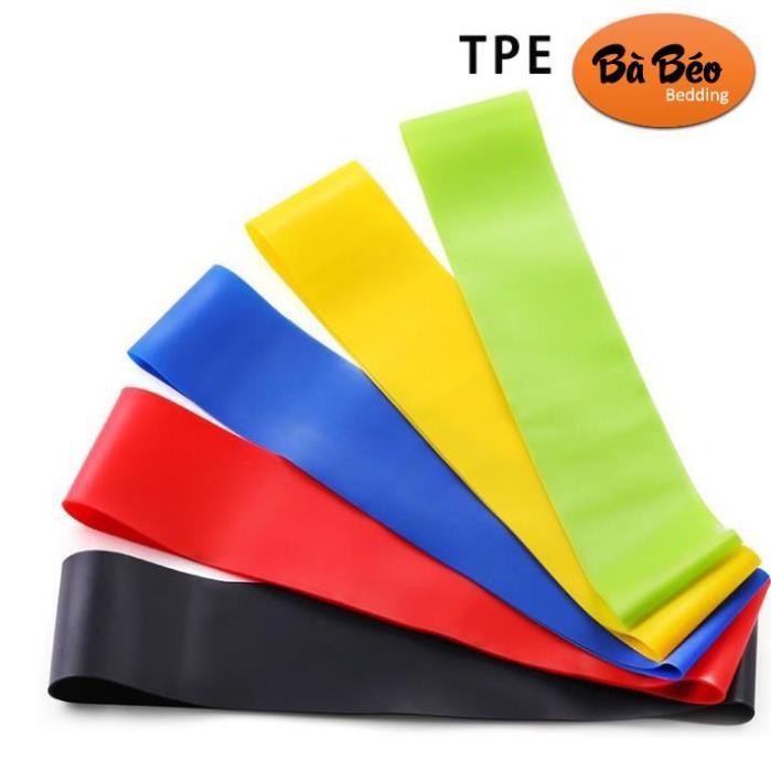 Bộ 5 dây kháng lực miniband tập mông bà béo Bedding