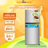 Tủ lạnh Panasonic Inverter 234 lít NR-TV261APSV - Hàng chính hãng (chỉ giao HCM)