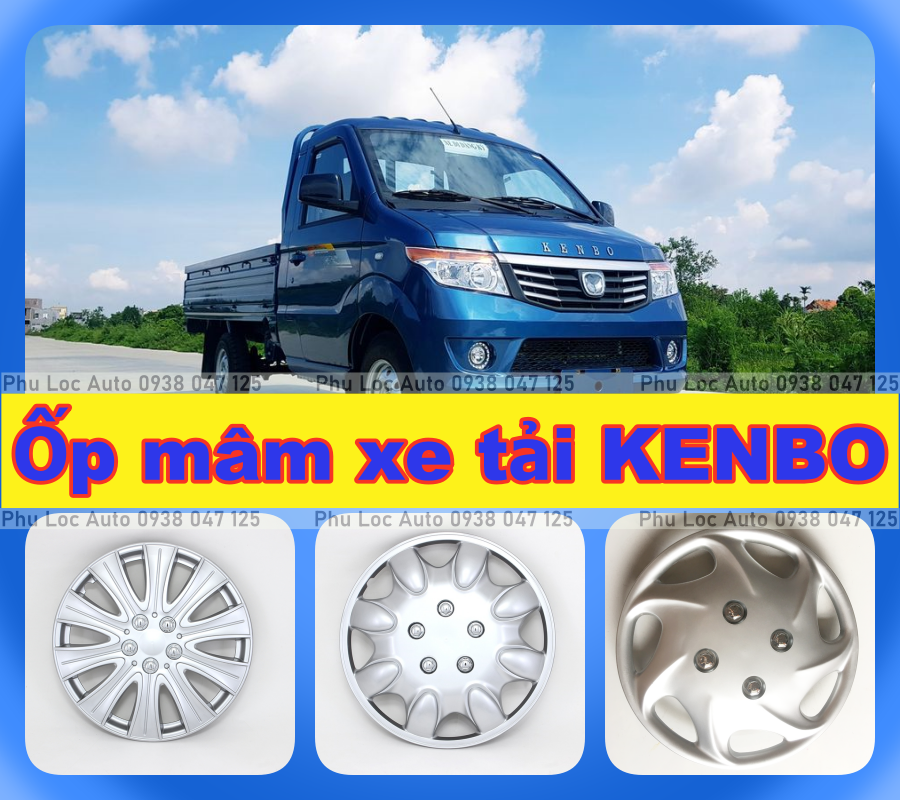 Bộ ốp mâm R13 inch chụp mâm bánh xe tải KENBO 990KG VAN 2 chỗ 5 chỗ hàng loại tốt dày đẹp ( có bán lẻ)