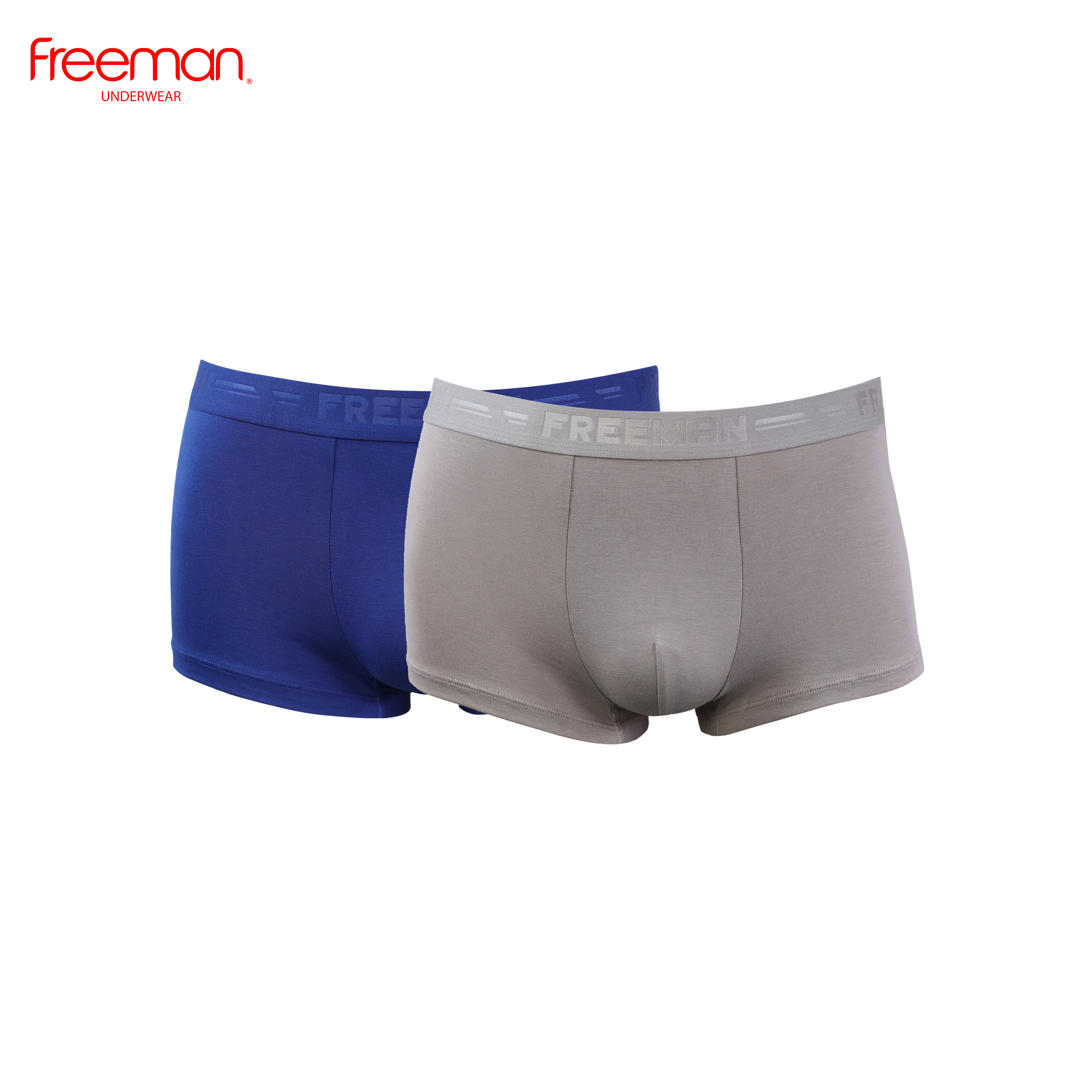 Combo 2 quần boxer nam freeman cao cấp - chất liệu cotton 6522