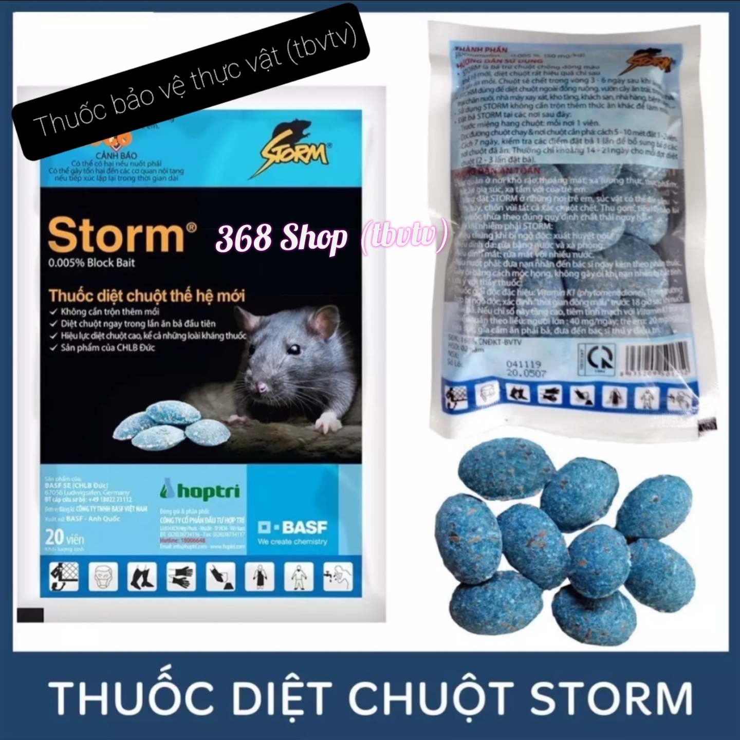 💎 Thuốc diệt chuột Storm 💖 Diệt chuột cực mạnh thế hệ mới.