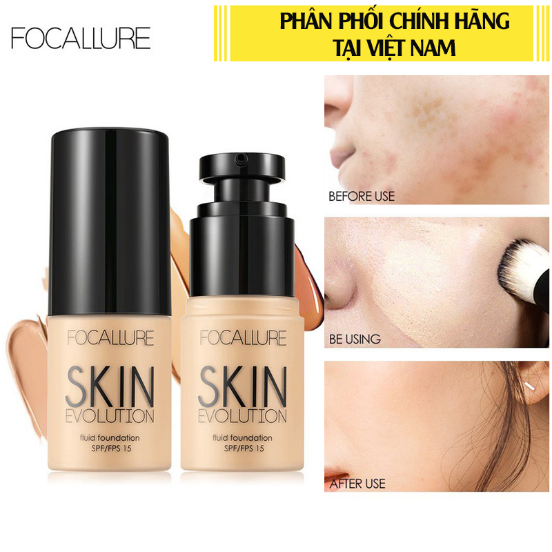 [CHÍNH HÃNG] Kem Nền Che Khuyết Điểm FOCALLURE mịn lỳ lâu trôi