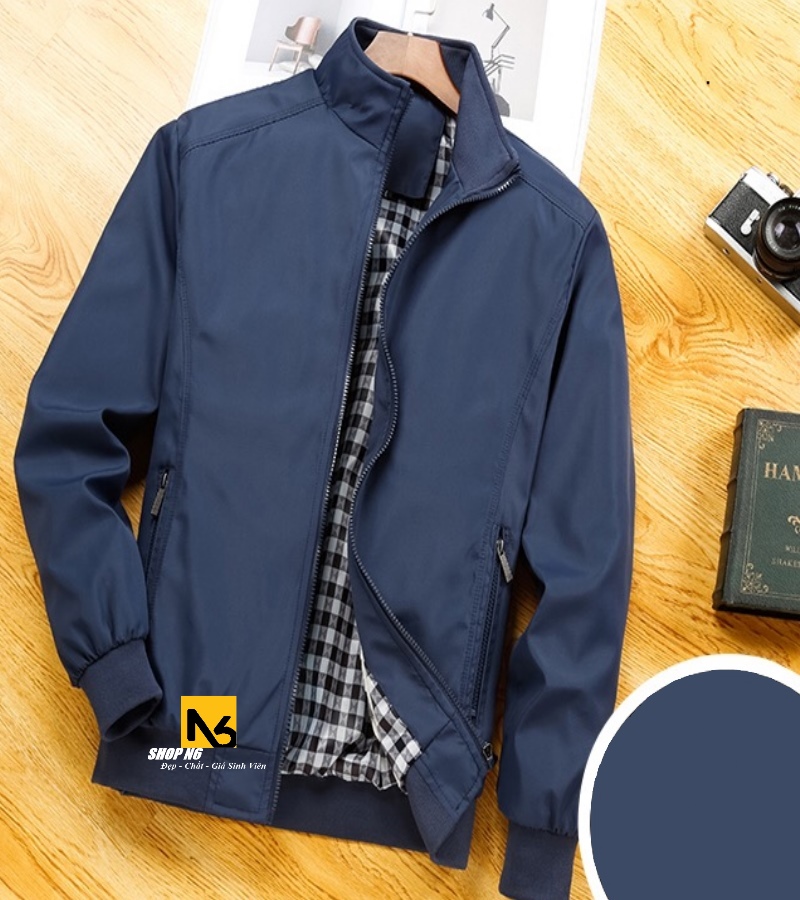 [CÓ VIDEO] Áo Khoác Dù Nam Cổ Cao Chống Nắng Chống Lạnh Hai Lớp Hàn Quốc Cao Cấp TS34 - Nhiều Màu