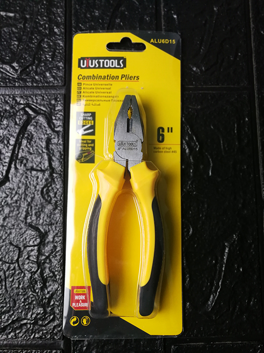 Kìm điện cách điện 6” uyustools alu6d15