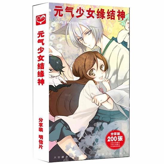 Postcard thổ thần tập sự 200 ảnh hộp ảnh bộ ảnh có ảnh dán sticker lomo bưu thiếp anime