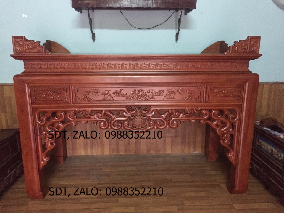 An Gian Thờ Gỗ Gõ Đỏ