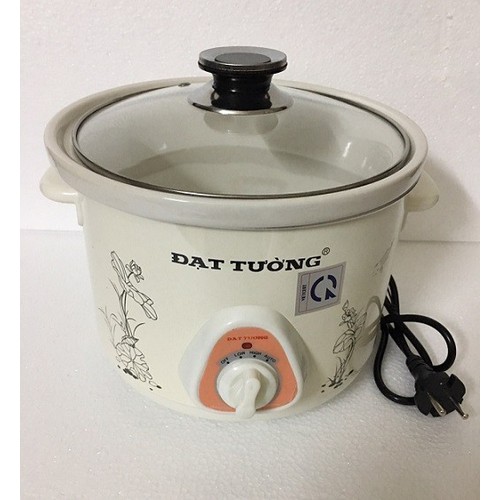 Nồi hầm cháo chậm, Kho cá Đạt Tường vung kính 1,5 lít