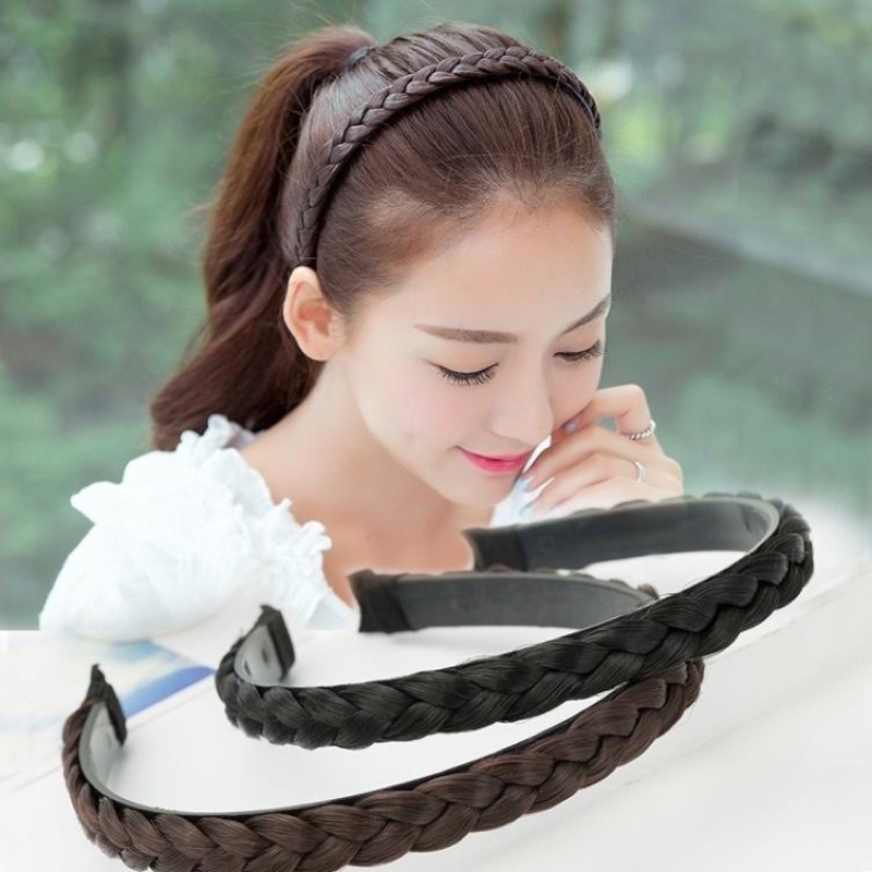 Bờm tóc giả, băng đô tóc giả gọn gàng, dễ thương