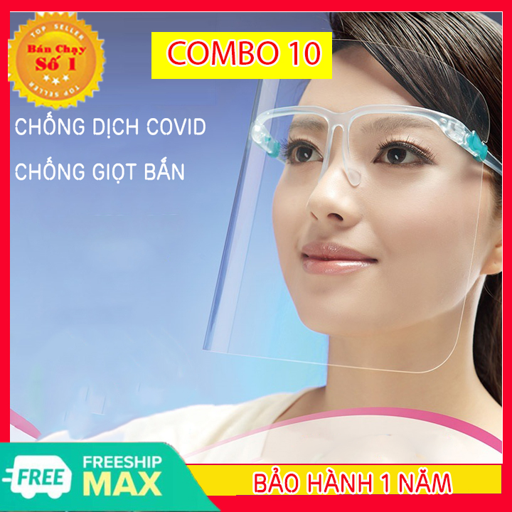 [HÀNG TỐT] Mặt Nạ Chống Dịch Covid, Kính Chống Dịch, Kính Chống Giọt Bắn, Mặt Nạ Chống Covid