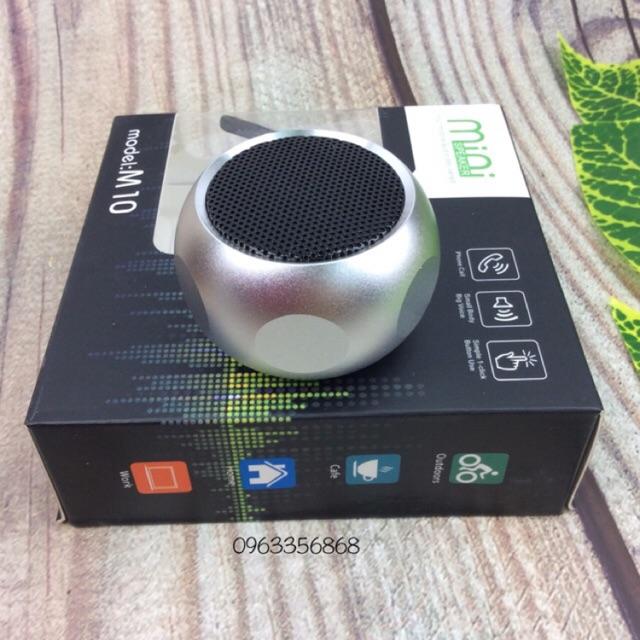 Loa Bluetooth Nghe Nhạc Mini M10 Vỏ Kim Loại Siêu Nhỏ, Âm Thanh Siêu Lớn, Màu Sắc Đa Dạng Cá Tính, Nhỏ Gọn