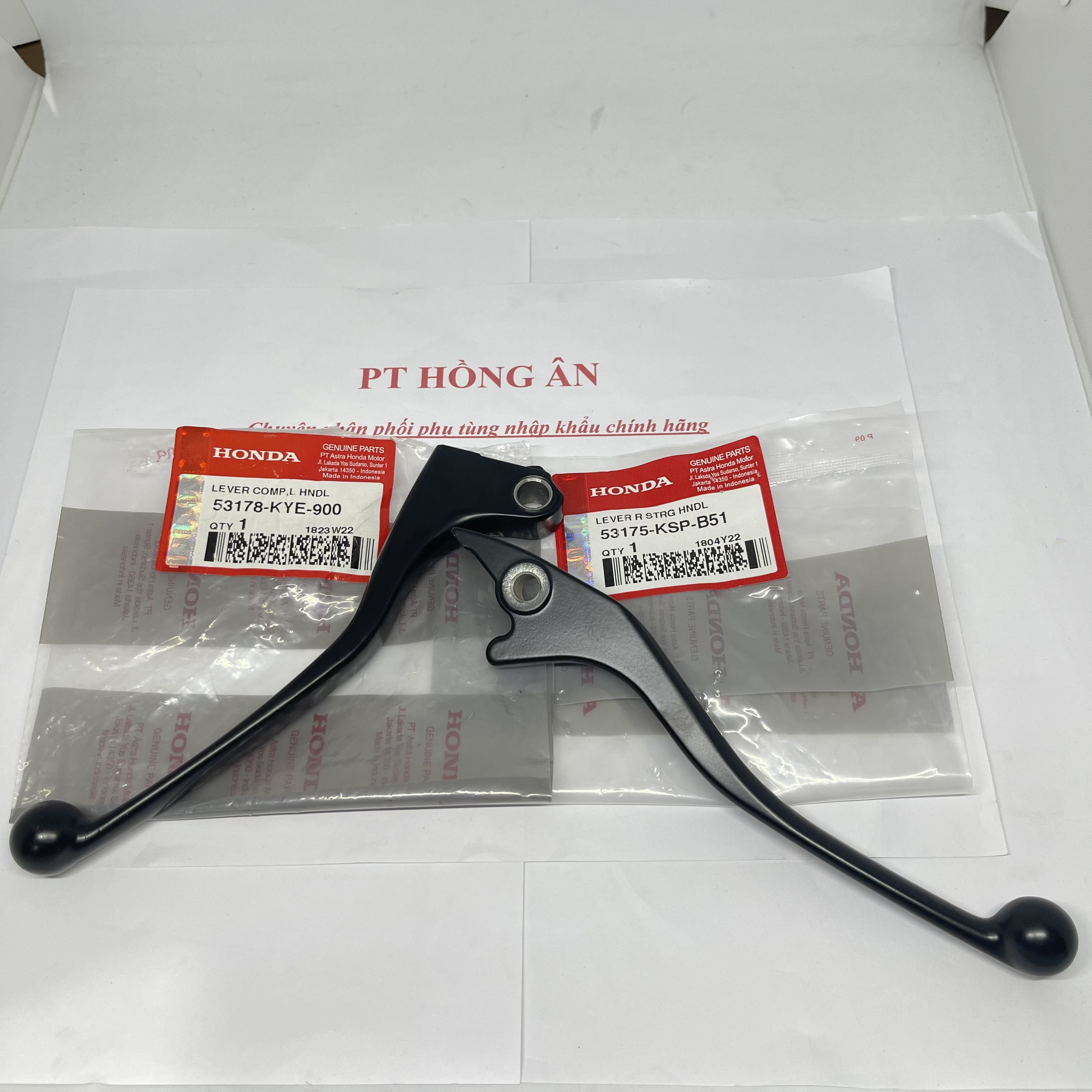 Tay Thắng, Tay Côn Sonic 150R, CBR 150R, CB 150R _ 53178-KYE-900 / 53175-KSP-B51