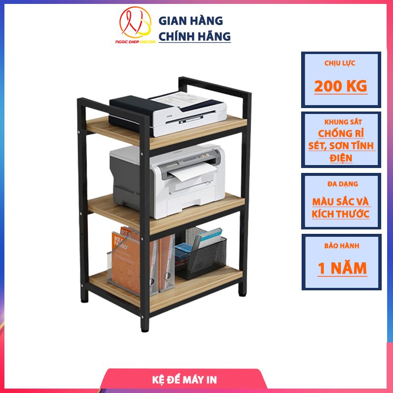 Kệ sắt đa năng, kệ sắt để máy in tiện lợi, giá lưu trữ văn phòng, giá trưng bày để đồ nhiều tầng