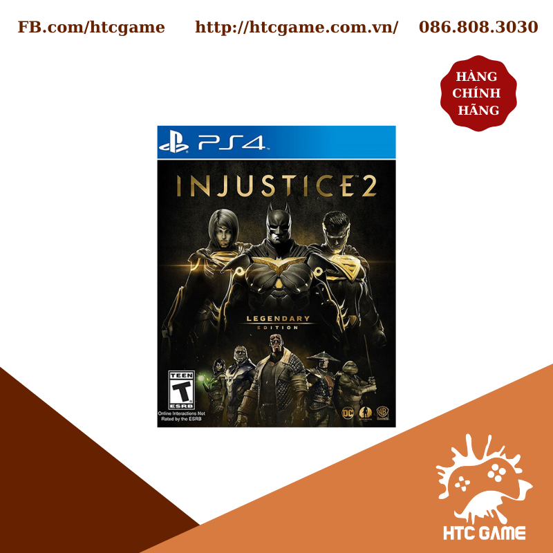 Đĩa game ps4 injustice 2