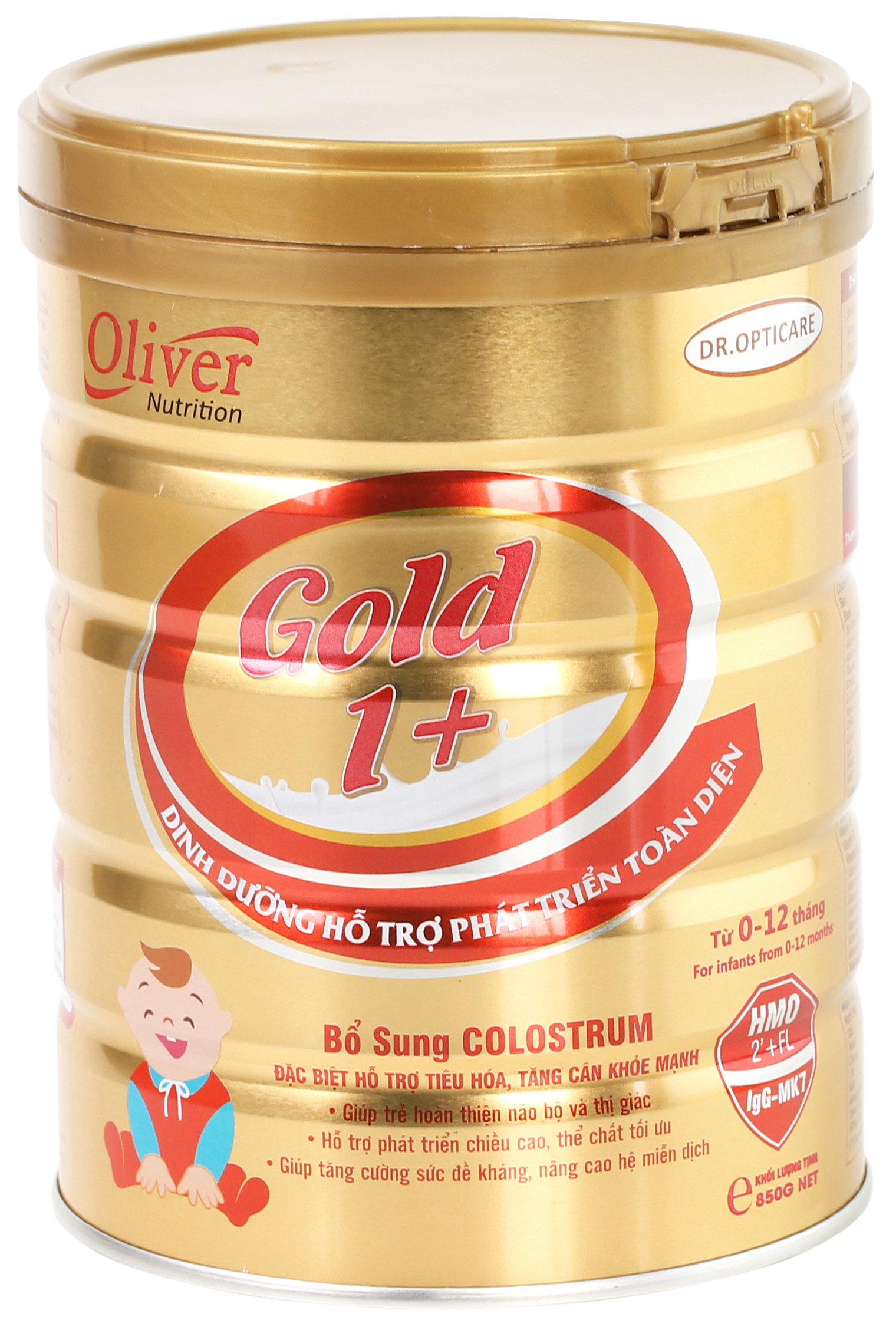Sữa bột oliver gold 1+ 800g - freeship max - lohamart