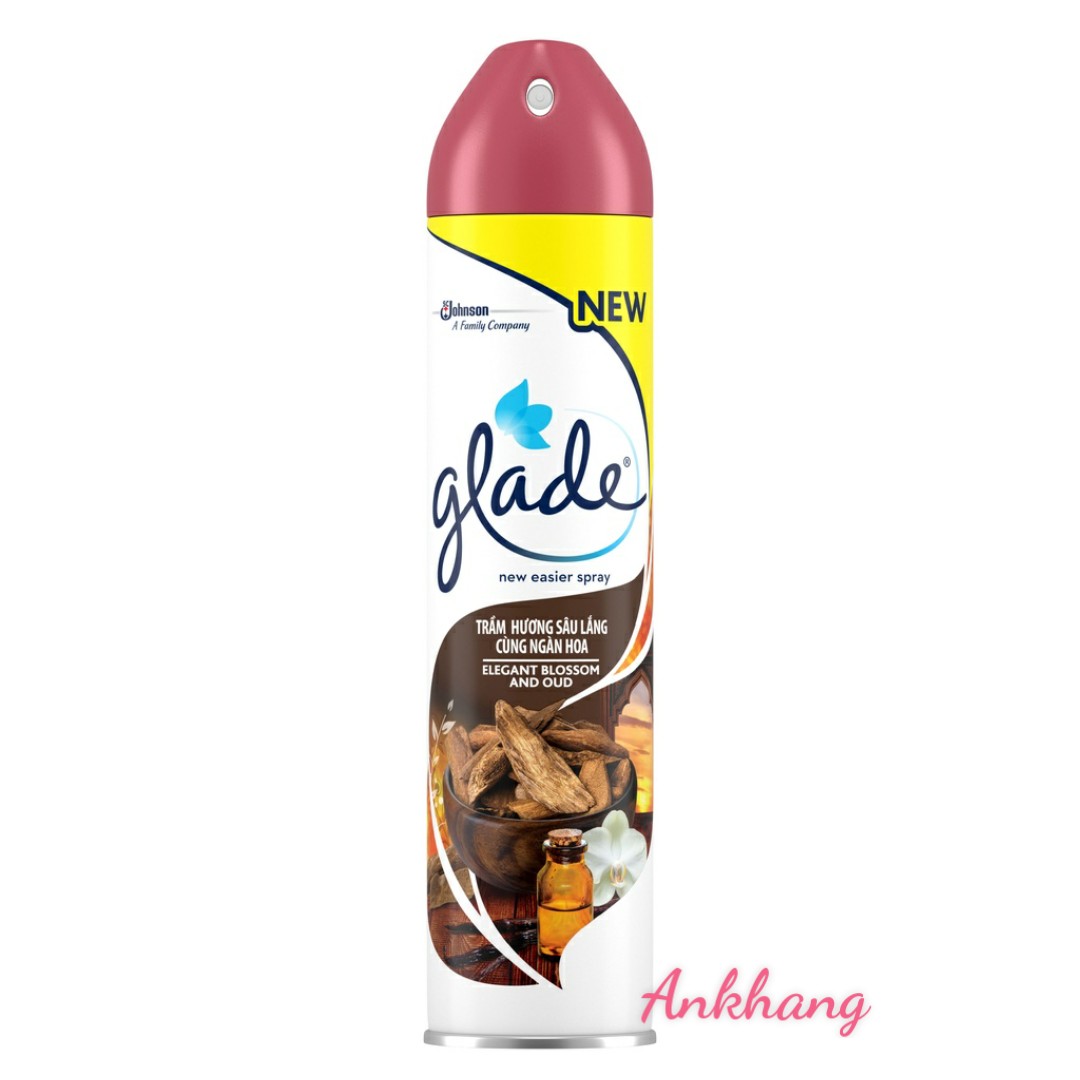 Xịt phòng glade hương trầm sâu lắng 280ml