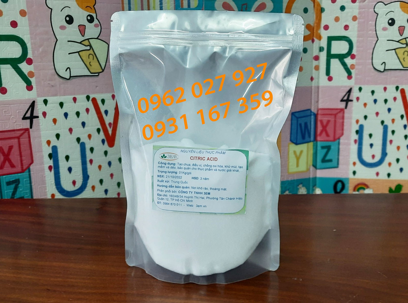 Acid citric/ citric acid/ bột chanh