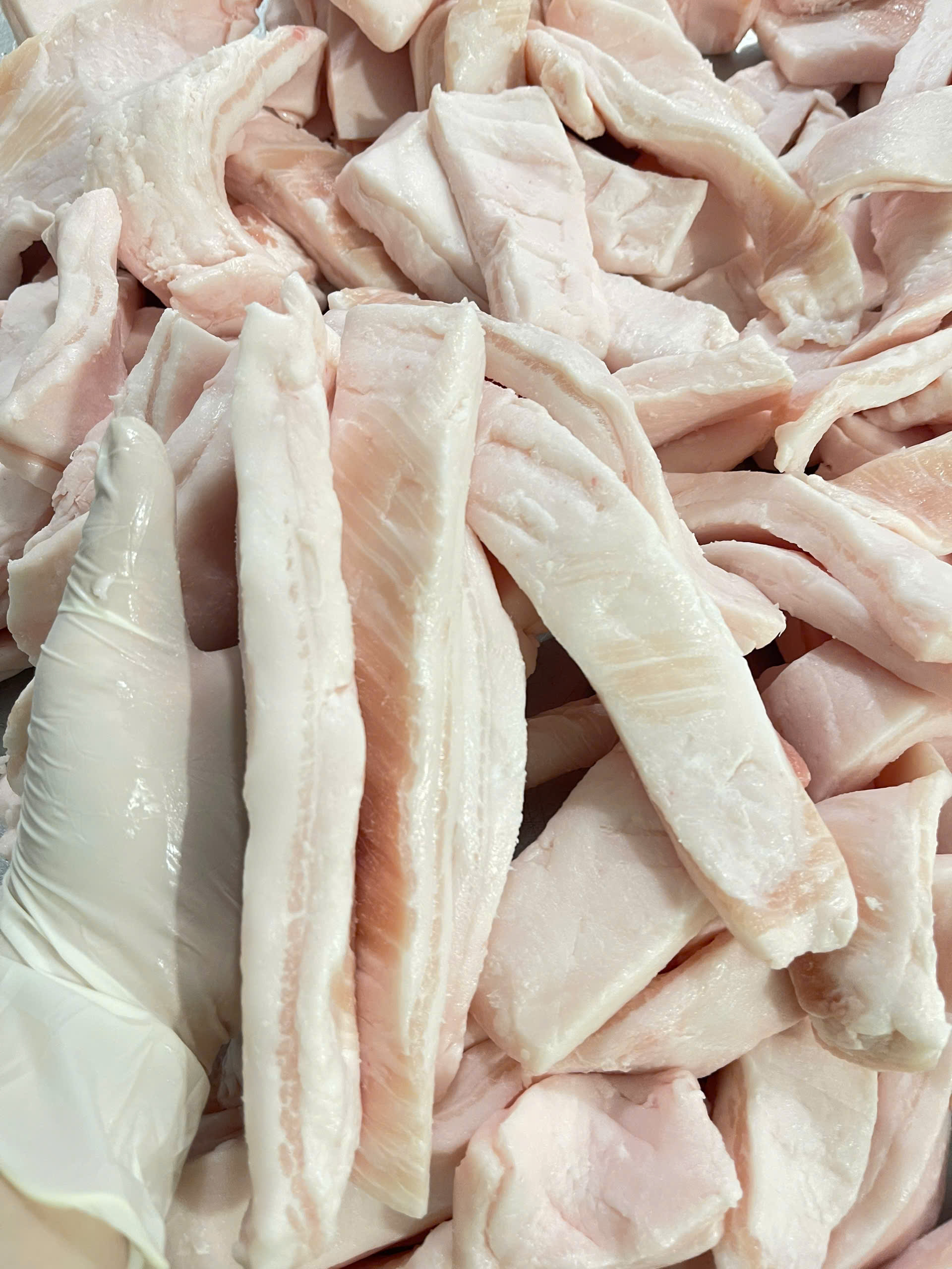 Mỡ Heo Vụn Tươi túi 1KG ( Giao TPHCM )